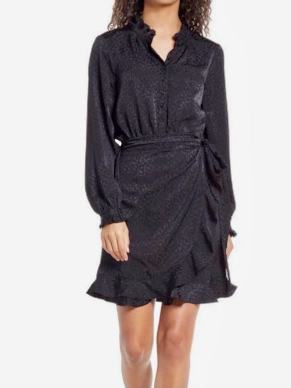 Lilly Pulitzer Abriana Wrap Dress in Onyx